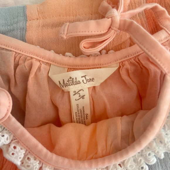 MATILDA JANE EUC Earth Tone Rainbow Light Weight Summer Dress - Picture 3 of 3